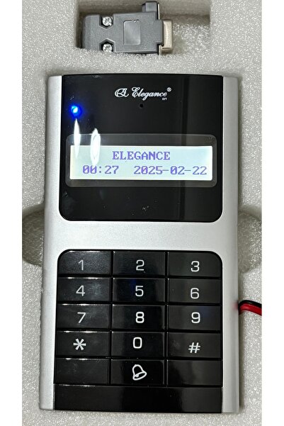 Rfid şifreli kapı kilidi ekranlı 20tag  kart okumalı menülü