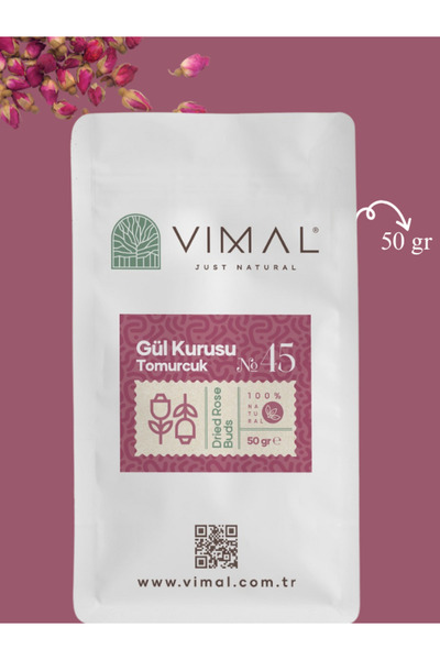 VIMAL Tomurcuk Gül Kurusu 50 gr ( Dried Rose Buds )