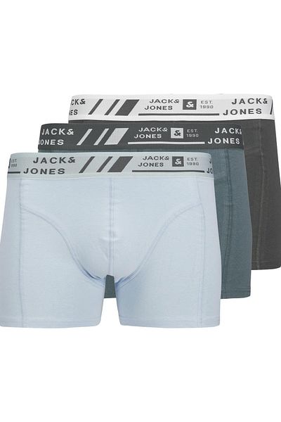 Jack & Jones Ανδρικό Σετ μπόξερ 3 τεμαχίων μονόχρωμο - Μοντέλο JACAngus