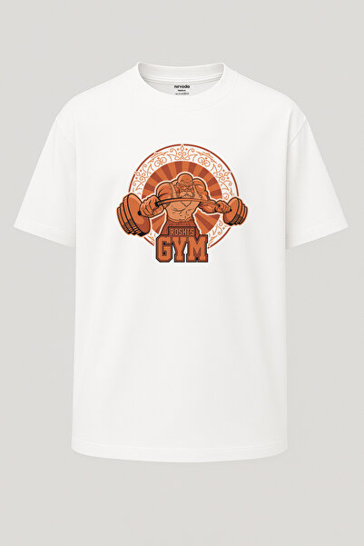 nirvoda Μπλουζάκι Unisex Υπερμεγέθη Roshi Dragon Ball GYM Fitness