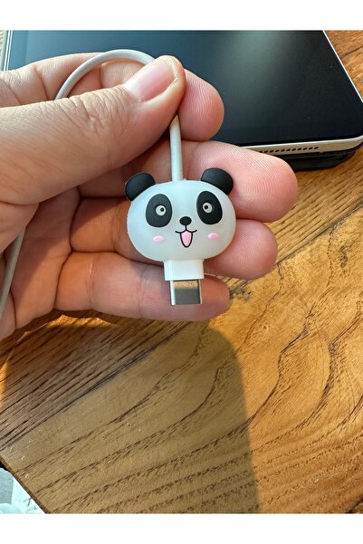 Case collection Sevimli Figürlü Slikon Kablo Ucu Koruyucular Typc Lightning M...