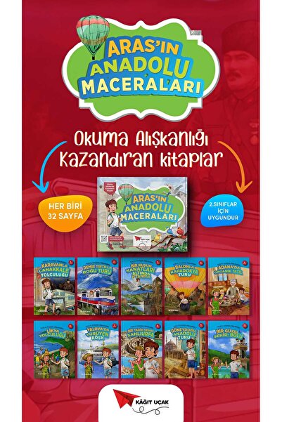 Kağıt Uçak Yayınları KAĞIT UÇAK YAYINLARI 2. SINIFLAR İÇİN 10'LU HİKAYE SETİ ...
