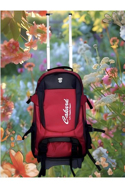 CAKARD ÇANTA Travel cabin Size - Mountaineer Backpack with Wheels and Squeegee