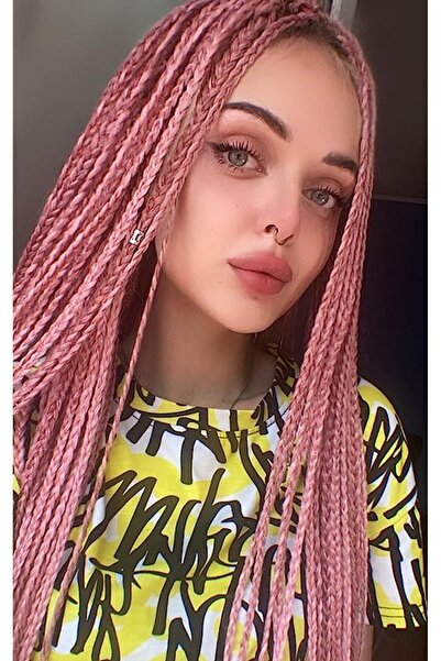 zola Synthetic hair extension for braids, Zola®, salmon pink, 60 cm