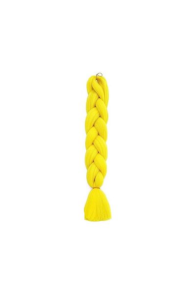 zola Extensie de păr sintetic pentru împletituri, Zola®, galben, 60 cm