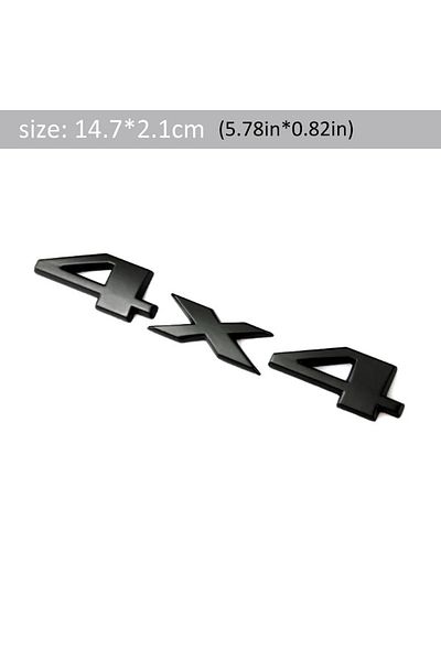 Choice black 1PC Auto Car 3D Metal Sticker 4X4 For Honda Civic Accord Fit Subaru Impreza Forester XV Nissan