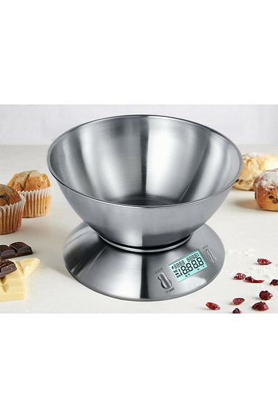 zola Cantar de bucatarie cu bol, precizie 1 g,functie de TARA, capacitate bol 1700 ml, 22x13x19 cm