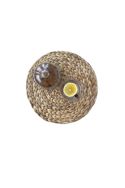 Att Natural Wicker Thick Knitted Placemat 2 Pieces