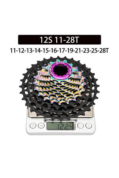 ZTTO 12s 28T Black-Rainbw ZTTO Ultralight 11/12 Speed Road Bike Cassette 11s 12s 11-28/30/32/34/36T ULT S