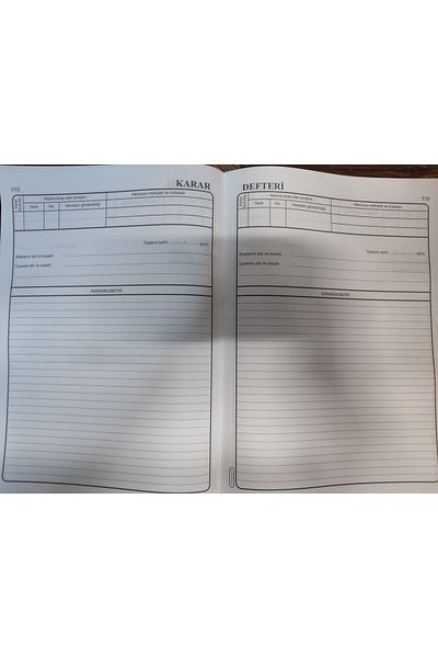 altıyıldız Decision Book 80 Sheets Hardcover Numbered