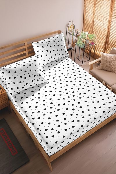 Lorien Qarya Patterned Elastic Sheet Set - Single / Double / King Size