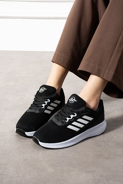 Special Action Unisex Line Detailed Daily Comfortable Sole Mesh Laced Lightweight Flexible Walking Sneaker Sports Shoes 2025