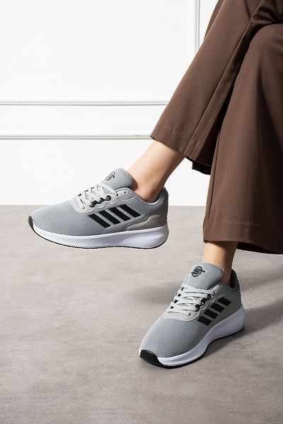 Special Action Unisex Line Detailed Daily Comfortable Sole Mesh Laced Lightweight Flexible Walking Sneaker Sports Shoes 2025