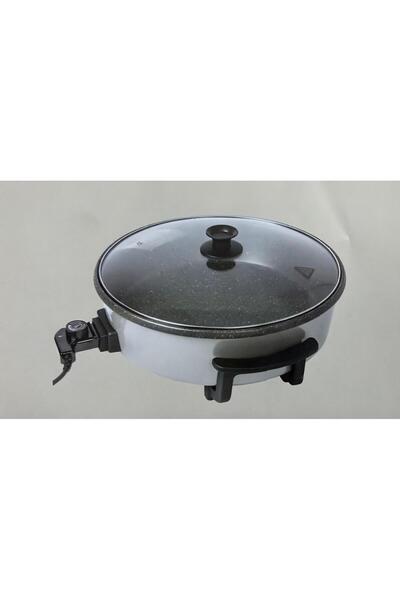 FMS Elektrikli Tencere Pizzamatik Gri 40 Cm ( 5 Kademe Isı Ayarı )