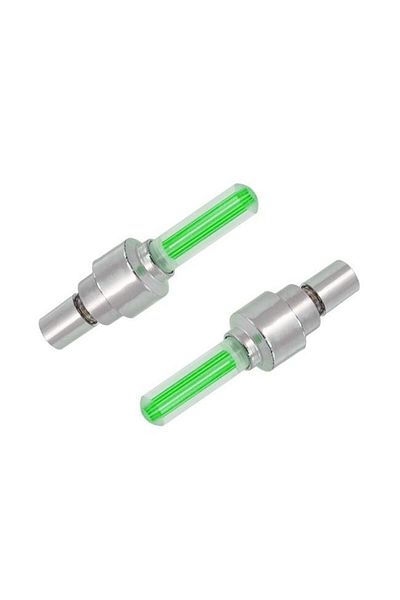 Avex Set 2 capace de supape cu LED verde, cu senzor de lumina si miscare