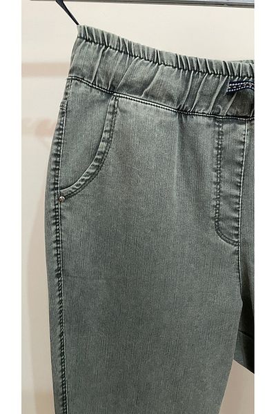 RBKS LARGE SIZE HIGH WAIST FABRIC PANTS