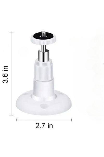 Choice WHITE Wall Mount Bracket For Ring Indoor Cam & Stick Up 360° Adjustable Bracket Camera Outdoor High