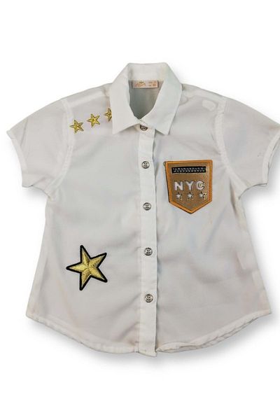 s.t. sebat tekstil Short Sleeve Summer Girl Shirt