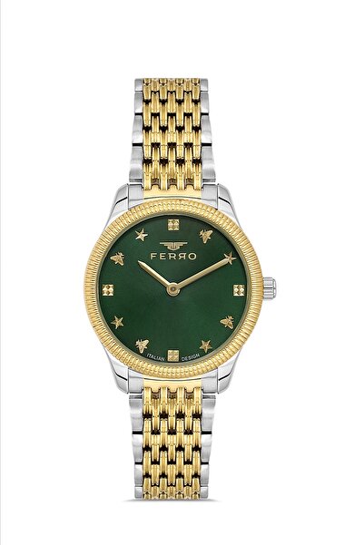 FERRO Gümüş Çelik Kordon Kadın Kol Saati FL21512AWT-D6