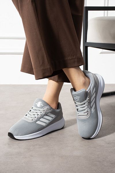 Special Action Unisex Line Detailed Daily Comfortable Sole Mesh Laced Lightweight Flexible Walking Sneaker Sports Shoes 2025