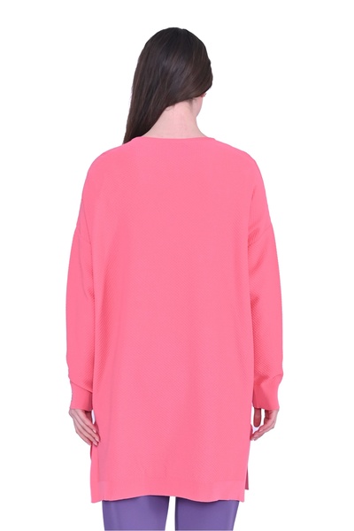 Invee Invee 7059 Pink Knitwear Tunic