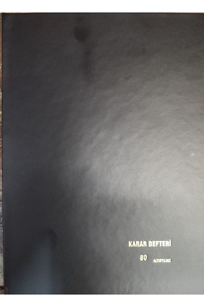 altıyıldız Decision Book 80 Sheets Hardcover Numbered