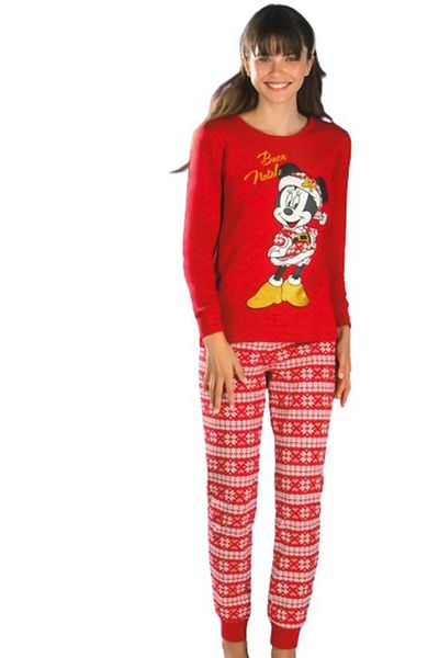 Minnie Mouse Christmas themed cotton pajamas, Minnie Mouse DY50C7129,
