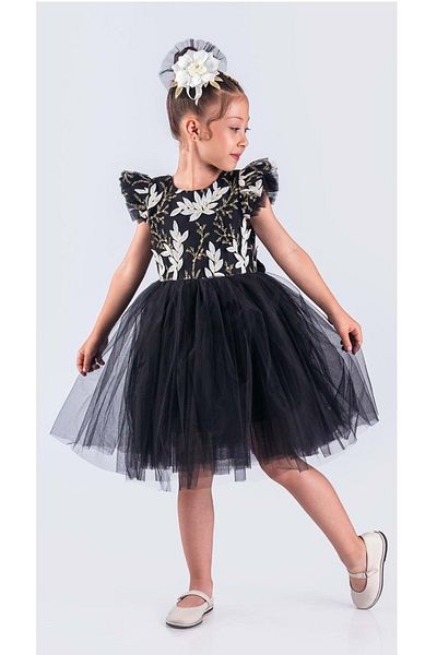 s.t. sebat tekstil Φόρεμα με κέντημα με φούστα Tutu