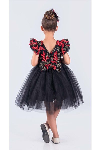 s.t. sebat tekstil Φόρεμα με κέντημα με φούστα Tutu