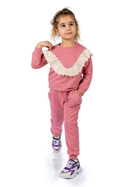 s.t. sebat tekstil Vintage 2Yarn Girls Tracksuit Sb573