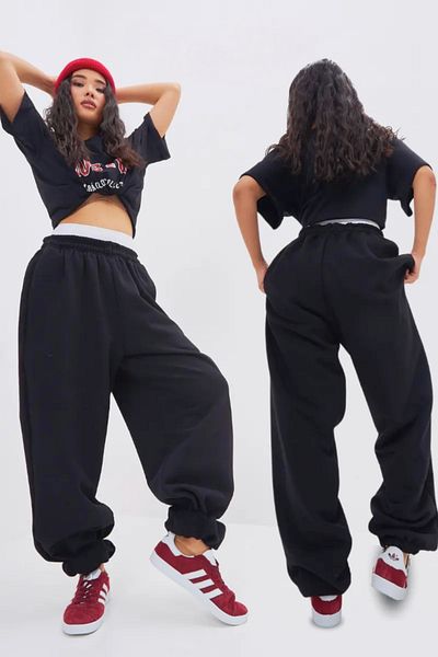 BSBSPOR Καλοκαιρινό Loose Cut Φούτερ Ανδρικά / Γυναικεία Γκρι / Μαύρο / Ανθρακί