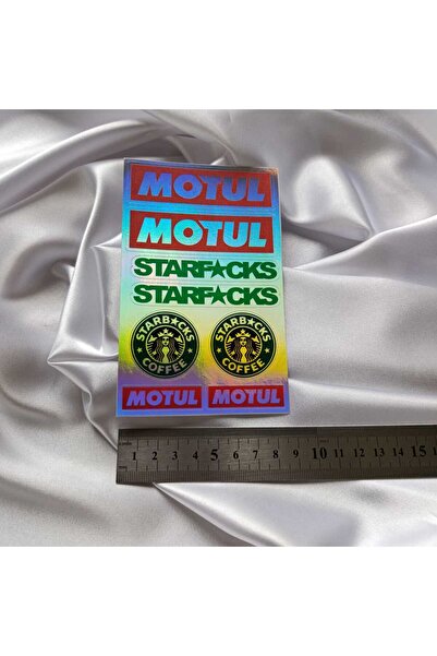 CEBECİOTO MOTUL STARFUCKS فراشة الزجاج الأمامي الهولوغرام ملصق سلسلة جديدة