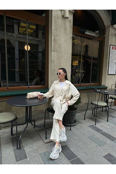 MODAGK Raw Linen Cream Design Set