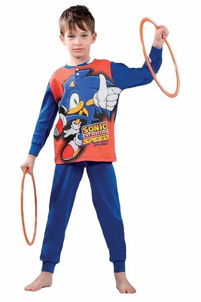 Sonic Pijamale lungi Sonic The Hedgehog Speed ​​Let's Roll