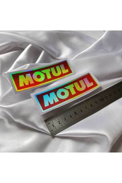 CEBECİOTO MOTUL HOLOGRAM STİCKER 2 ADET OTO-MOTOR AKSESUAR