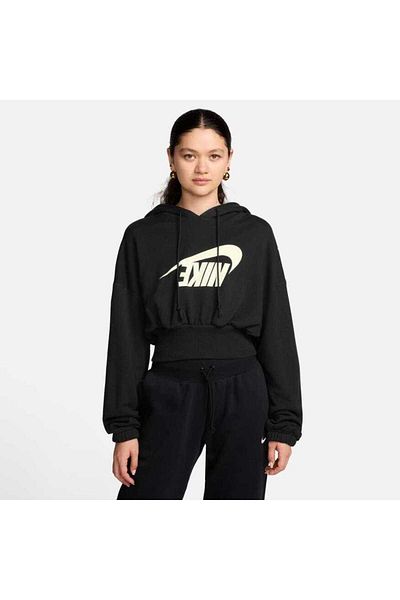 Nike Oversize Fleece Crop Po Hoodie Dance Women's Sweatshirt