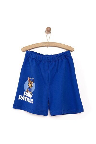 Genel Markalar PAW Patrol - Erkek Bebek Şort Reçme Paça Saks