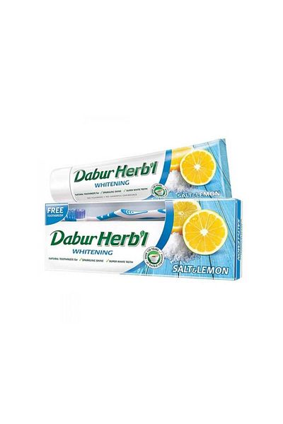 Dabur Dabur Herbal Salt & Lemon Toothpaste with Brush - 150g