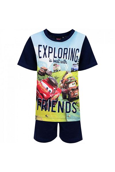 CARS Pijamale scurte baieti, Disney Cars,blue marin, 8 ani