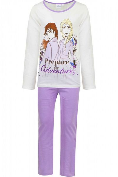 Frozen Pijamale lungi Frozen TH2040,culoare Alb/Violet, 6 ani