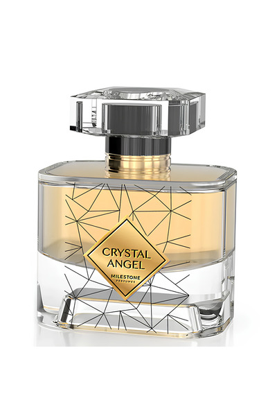 Milestone Milestone Crystal Angel fragrance, unisex, 100 ml, elegant bottle, notes of cognac and pralines