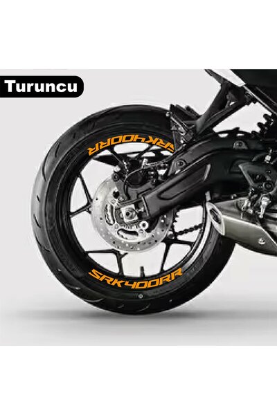 Motiker RKS (QJ MOTOR) SRK 400RR Motosiklet Jant İçi Sticker Etiket Modeli Tu...