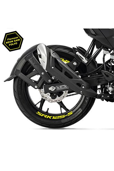 Motiker RKS (QJ MOTOR) SRK 125-S Motosiklet Jant İçi Sticker Etiket Modeli Ne...