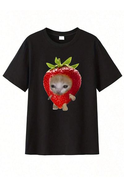 Josette Cute Cats Printed T-Shirt