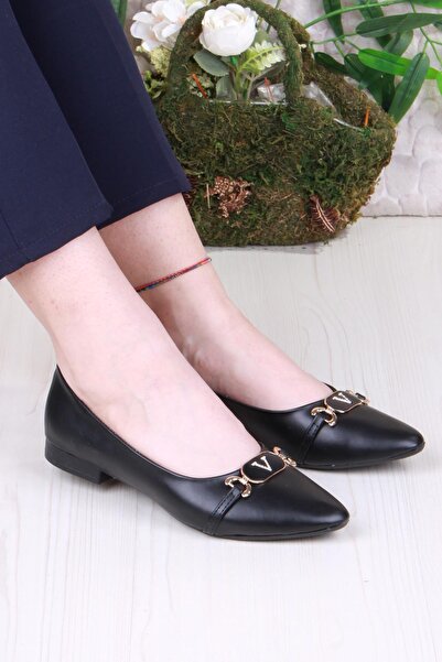 fort 01-627 Soft Buckle Detaljni udobni ženski baletski stanovi