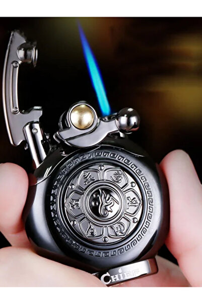 HEDGİFT Gazlı çakmak stres çarklı lüx çakmak metal gövde şık tasarım