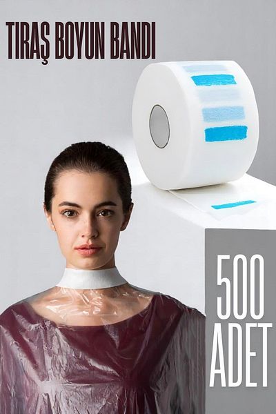 Transformacion Hairdresser Shaving Neck Tape - Barber Neck Tape Disposable Neck Tape 500 Pieces 721617