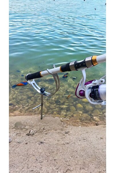 Home Paslanmaz Döner Başlı Metal Olta Kazığı | Metal Olta Kazığı | Olta Tutucu