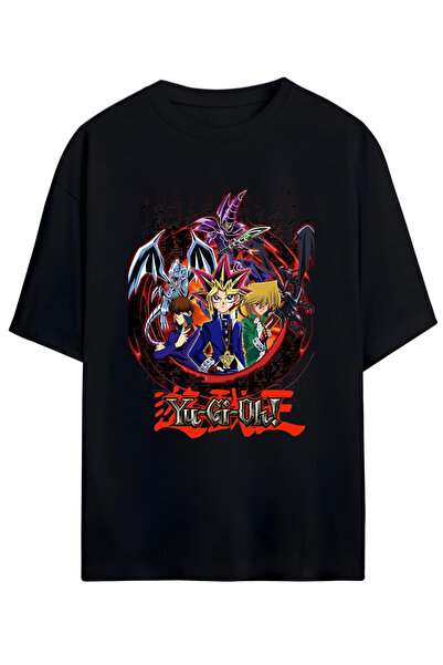 MAGORS يو غي أوه! تي شيرت قطني كبير الحجم للجنسين خاص لعشاقهم