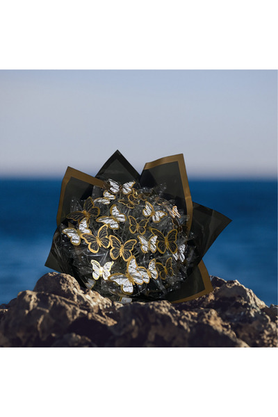 Pretty Işıklı Kelebek Buketi Sevgiliye Arkadaşa Hediye Buket